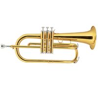 Handmade Brass Bugle Horn With Classic Design Perfect For Musicians Collectors And Traditional Musical Festivals