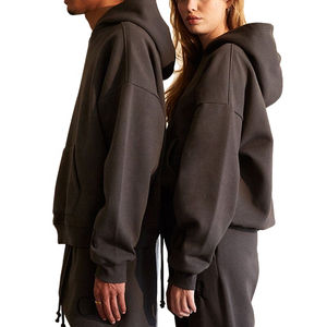 Ensemble de jogging à capuche personnalisé 100% coton respirant pour hommes de haute qualité pour l'hiver - Product Image 3