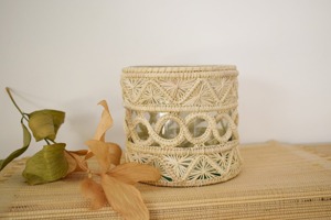 White Stylish <b>Basket</b> For Flower Display Pen Holder Decorative Organizer For Home Office And Bedroom Wholesale From India - Product Image 5