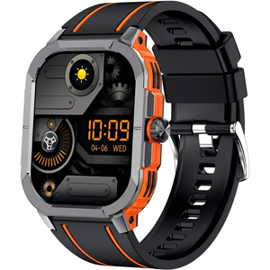 Montre connectée Lemfo HK56, écran AMOLED 2,06 pouces, NFC, appels Bluetooth, moniteur de fréquence cardiaque, étanche IP68, montre de fitness unisexe - Product Image 2