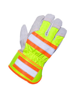 Nuevo último estilo Guantes de seguridad para el trabajo al aire libre Cuero Secado rápido Cuatro estaciones Guantes de trabajo de diseño premium de mejor calidad para hombre - Product Image 6