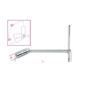 Llaves de bujía BETA T-Handle Multi-Pack con enchufes giratorios - Product Image 1