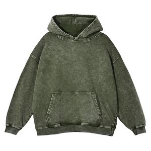 Sudadera con Capucha para Hombre, Última Moda de Invierno, Lavado Ácido, Poliéster y Algodón de Alta Calidad, Transpirable, Ecológica, con Cierre, 2026 - Product Image 1