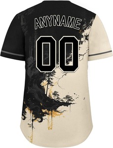 Jersey de béisbol sublimado al por mayor, uniforme de equipo con estampado completo personalizado que absorbe la humedad para hombres y jóvenes - Product Image 2