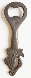 Bar Luxuries Cast Iron Classical Bottle Opener Hot Sale Handmade Crafts Vintage Bottle Opener for Kitchenware <b>Tool</b> - Product Image 2