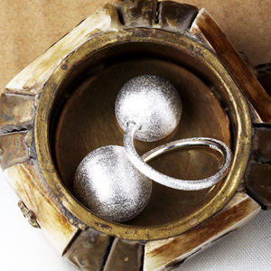 แหวนแต่งงานแบบปรับได้ทรงกลมสองชั้นทำจากเงินแท้ได้รับการรับรองจากร้าน IGI 925เครื่องประดับหรูหราสำหรับผู้หญิงค็อกเทลขายส่ง - Product Image 4