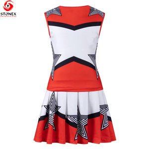 Diseño Único, Servicio OEM, Mejor Precio, Fabricante Profesional, Conjuntos de Uniformes de Porristas Transpirables Personalizables para Mujeres Adultas - Product Image 2