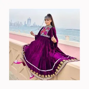 Produttore di abbigliamento personalizzato donna abiti Afghan etnico Afghan vestiti tradizionali prodotto per la vendita