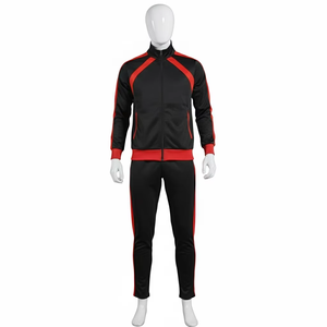 Conjunto Deportivo de Poliéster Atlético de Primera Calidad, Ligero, con Cremallera, Ropa Deportiva de Poliéster, Diseño Moderno - Product Image 1