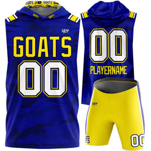 Vente en gros d'uniformes de football américain personnalisés 7 sur 7 ensemble de matériel de sergé pour adultes conception de vente chaude - Product Image 1