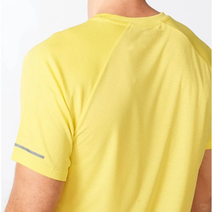 T-shirt de sport pour hommes Spandex Sports Short Sleeve Slim Fit Running T Shirt Male Workout Tops Summer Fitness Clothing New Trending 2024 - Product Image 4