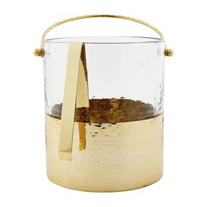 Compact glass ice bucket for small spaces mini bars personal drink <b>stations</b> or travel friendly wine cooling solutions - Product Image 3