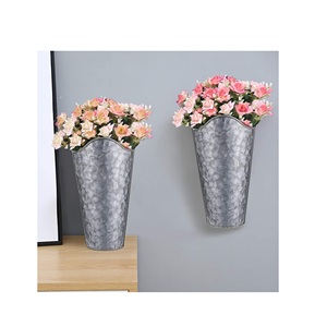 El mejor último diseño de calidad superior de metal galvanizado para colgar en la pared maceta color personalizado para la decoración del hogar y el jardín - Product Image 4
