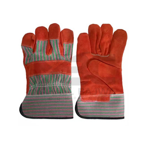 Guantes de seguridad de cuero de vaca de calidad al por mayor 2023 707 antideslizantes con función ignífuga - Product Image 5
