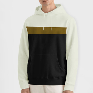 Sweat-shirts à capuche en coton 100% personnalisés de haute qualité pour hommes, sweats d'hiver, écologiques, coupe-vent, logo brodé - Product Image 2