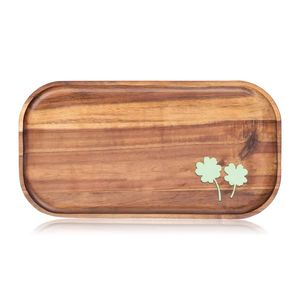 Bandeja de servicio de resina epoxi y madera de acacia, utensilios de cocina para restaurantes, Bandejas para servir café, bandeja de mesa hecha a mano - Product Image 3