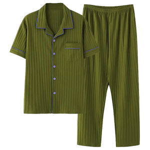 Conjunto de Pijama Unisex de Lujo, 100% Seda, Transpirable, Camisa de Manga Larga y Pantalón, con Logotipo Personalizado, para Dormir y Relajarse - Product Image 2