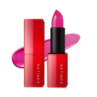 Vente en gros de rouge à lèvres arc-en-ciel magique 01 Bling Pink 3.5g Natinda Matte Velvet Neat Finish Private Label
