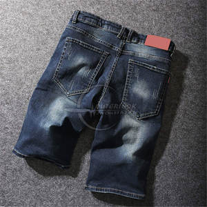 Design personnalisé pour hommes, shorts en jean coupe ajustée pour hommes, shorts en jean décontractés pour hommes, shorts en jean respirants - Product Image 3