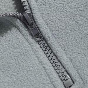 2025 personnalisé fermeture éclair sweat pour hommes décontracté grande taille demi fermeture éclair pull quart coupe-vent sweat hommes - Product Image 3