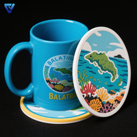 Sous-verre promotionnel en PVC 3D personnalisé pour souvenirs touristiques, impression caoutchouc, pour produits promotionnels