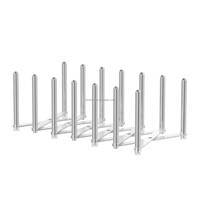 WIREKING Organisateur pliable et réglable pour casseroles et couvercles de casseroles, pour armoire de cuisine, comptoir, rangement gain de place