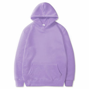 2024 venta al por mayor de hombres 100% algodón recortado-Sudadera CON CAPUCHA DE CALIDAD DE LUJO grueso francés Terry peso pesado de gran tamaño para el invierno - Product Image 1