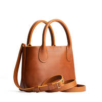 Bolso de Hombro Cruzado de Cuero Genuino para Mujer al por Mayor, Color Personalizado, Estilo Casual, Cierre de Cremallera Duradero, Logotipo Personalizado Elegante