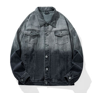 Logotipo personalizado Nylon Spandex Streetwear Impermeable Deportes Gimnasio Chaquetas Escuela Entrenamiento Contraste Color Zip up Chaqueta para los hombres - Product Image 3