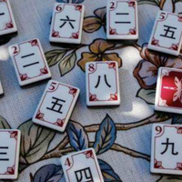 Luxuriöse Moderne MahJong UV-Bedruckte Gravierte Jardin Grüne Steine Acryl Umweltfreundlich Langlebig 160 Amerikanische Mahjong-Steine