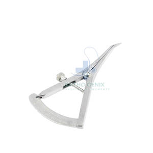 เครื่องวัดขนาดสำหรับทันตกรรมเครื่องมือสำหรับการจัดฟันเครื่องมือสำหรับการจัดฟันเครื่องมือสเตนเลสสตีลความแม่นยำคู่มือที่มีคุณภาพสูงได้รับการรับรอง CE - Product Image 1