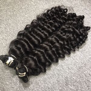 Extensiones de cabello virgen 100% de alta calidad, venta al por mayor, rizado Natural, gran Stock, Color claro, cabello crudo vietnamita, la mejor trama - Product Image 3