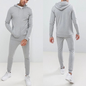 Survêtement d'entraînement en polaire Gym Tech pour hommes personnalisable Survêtement de jogging à capuche deux pièces pour le fitness en hiver Fitness Gym Tech personnalisé - Product Image 3