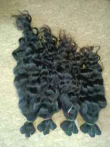 Vendedores de cabello virgen indio crudo, pelos de templo indio - Product Image 6