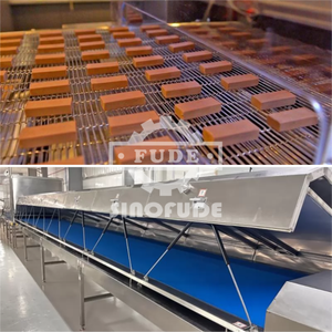 Công suất cao sô cô la <span class=keywords><strong>enrobing</strong></span> Máy bánh quy Cookie sô cô la enrober làm mát đường hầm - Product Image 3