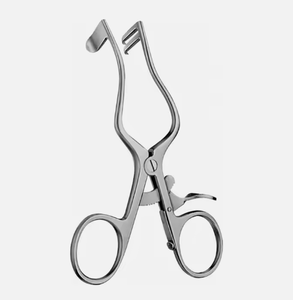 PLESTER Retractor 110 mm 4,14 "Hoja izquierda Sólido 2 Prgs Derecho Romo No estéril Ortopédico Quirúrgico Gancho Palanca Retractor - Product Image 1