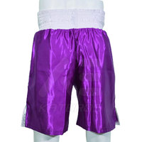 Shorts de boxe pour homme KATBROS, couleur violette, coupe classique, extensibles, 140g Nylon/Polyester, vêtements d'arts martiaux, logo sur le devant, taille adulte, séchage rapide