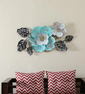 Vente chaude Nouvelle Usine En Gros De Luxe Maison Intérieur Chambre À Coucher Salon Fer Forgé Métal Moderne Durable Fleur Art Décor - Product Image 2