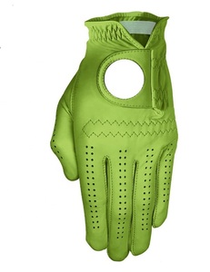 Guantes de golf de cuero genuino Cabretta Premium hechos a medida, accesorios deportivos coloridos, logotipo para mano izquierda, estilo de moda para el día a día - Product Image 2