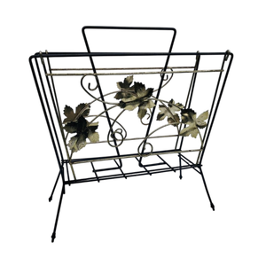 Elegante Estante para Libros, Organizador de Periódicos de Alambre Metálico, Color Negro, Suministros para el Hogar, Organizador de Revistas - Product Image 4