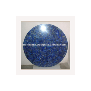 Plateau en pierre Semi précieuse, magnifique bijou de forme circulaire - Product Image 1