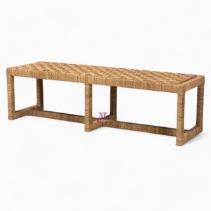 Banc en jonc de mer tissé pour la décoration de la maison au design minimaliste fabriqué au Vietnam en gros - Product Image 2
