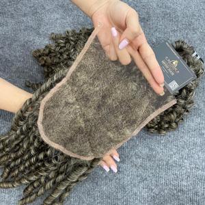 เครื่องต่อผม14นิ้วแบบทอทอเป็นลอนอบไอน้ำสีเทาพร้อมฝาปิดแบบ4x4 HD - Product Image 6