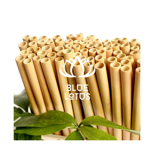 Expédition rapide – Pailles en bambou finition soignée pour une mise en place rapide et une touche esthétique savoureuse pour l'art traditionnel des food courts - Product Image 1