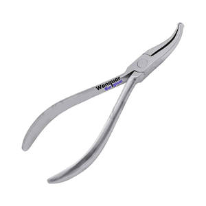 Pince à couronne dentaire à prix de gros, 5,5 pouces, pointes courbées et dentelées, best-seller, acier inoxydable chirurgical Wenquar - Product Image 1