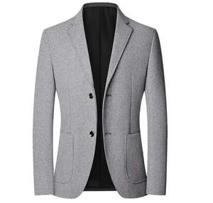 Dernier arrivage OEM de blazers pour hommes avec un look tendance de qualité supérieure avec logo personnalisé blazers de soirée de luxe stylés - Product Image 3
