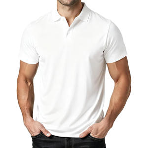 Chemises pour hommes 100% coton, formelles, unies, séchage rapide, évacuation de l'humidité, haute élasticité, boutons-pression pratiques, athleisure, courtes - Product Image 3