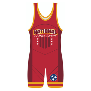 Camiseta de lucha libre personalizada para hombres adultos Impresión digital Spandex/Material de poliéster estiramiento transpirable secado rápido diseño ligero - Product Image 4