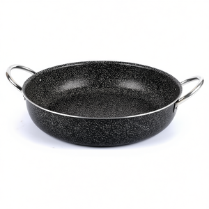 Sartén Antiadherente de Aluminio Valsecchi de 32 cm BIG STONE Negra, Versátil y Fácil de Limpiar 263321 - Product Image 2