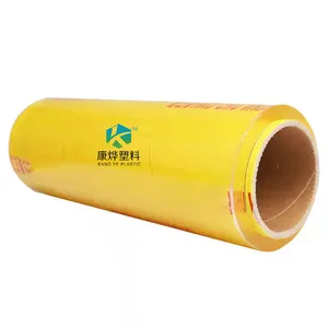 PVC Cling Film Plastic Stretch Film Roll Suppliers Anti-fog Cling Wrap International Certification Non-adhesive Transparent Film